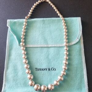 Tiffany & Co. Silver Necklace Elegant Design